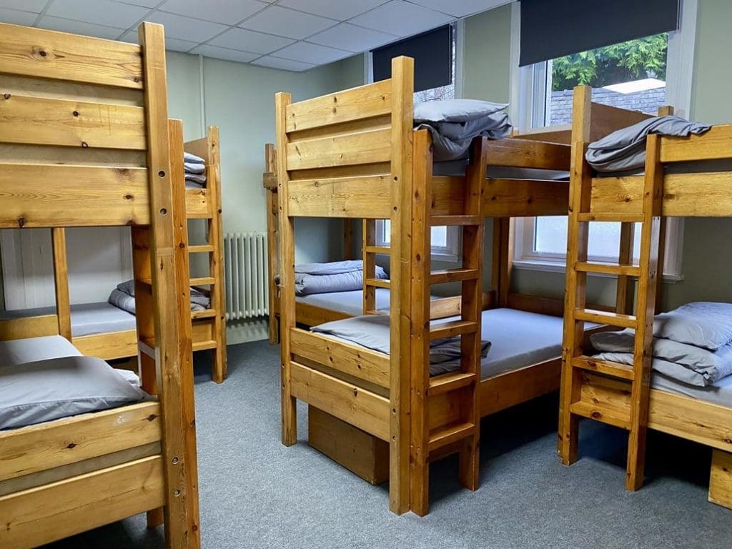 image of a bunkbed room with accommodation for 10 people