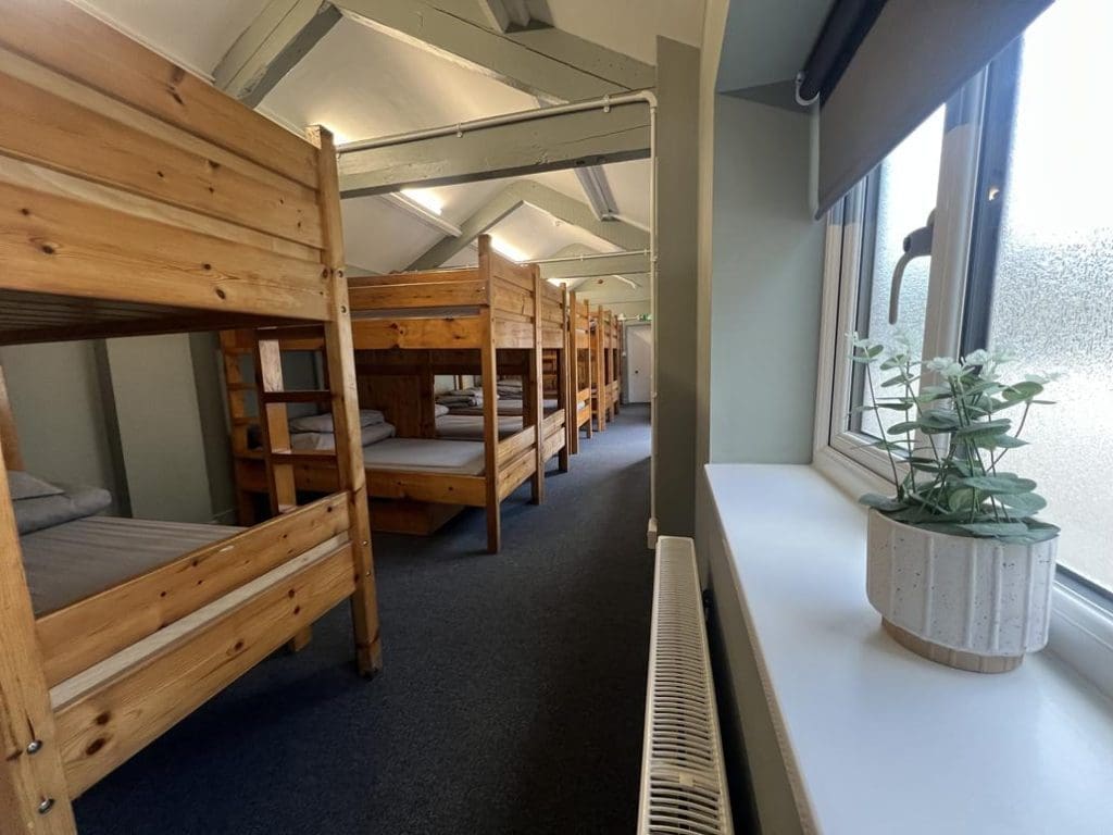 image of an inside bunkbed accommodation roomf or student groups
