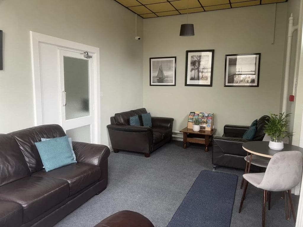 image of an inside social area for educational groups