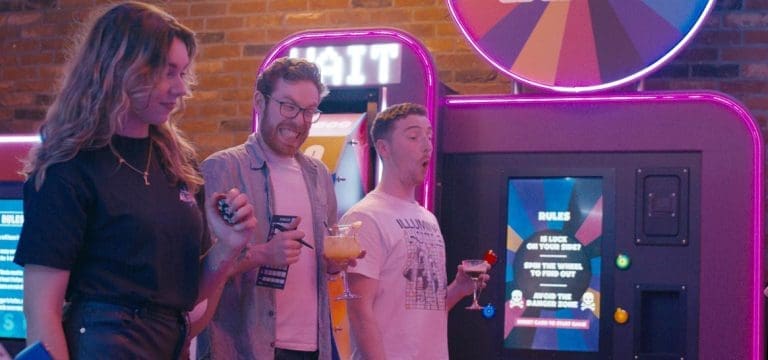 Group of people at gameshow all stars Leeds