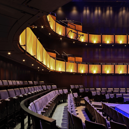 stage area of Sohoplace theatre London