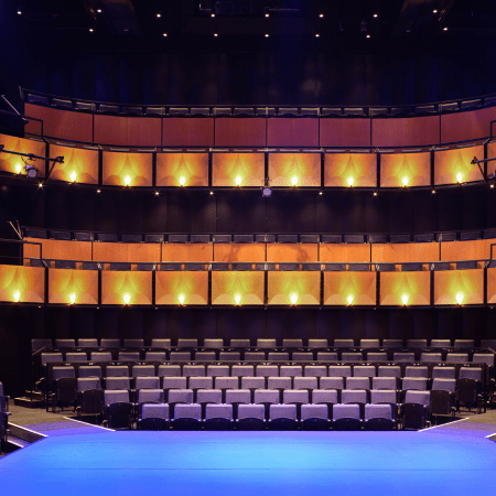 stalls and tier two of seating plan at Sohoplace Theatre London