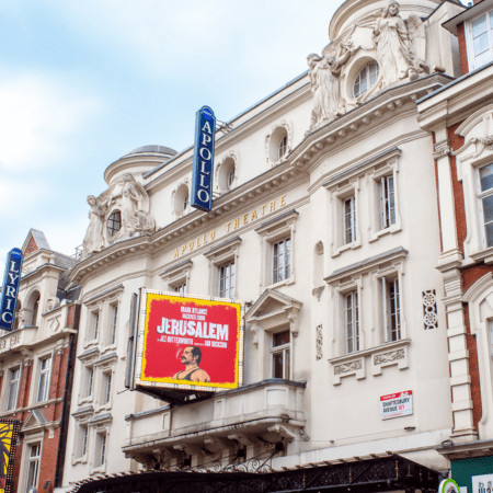 outside external building of the Apollo Theatre London