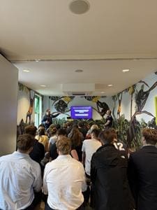 school group in a study class at Clip n Climb Ipswich