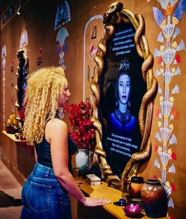 immersive picture wall of Cleopatra of Egypt